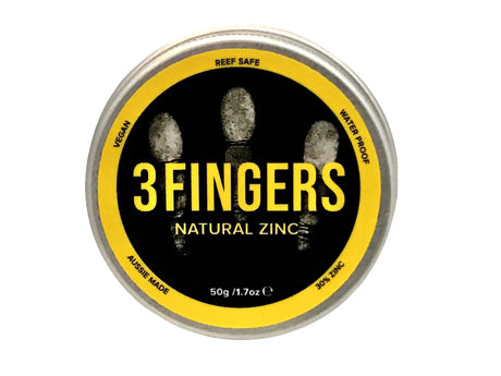3 Fingers Natural Zinc | 3 Fingers | Beachin Surf