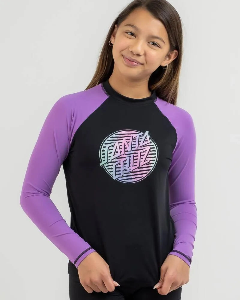 Awesome Dot L/S Rash Guard - Beachin Surf