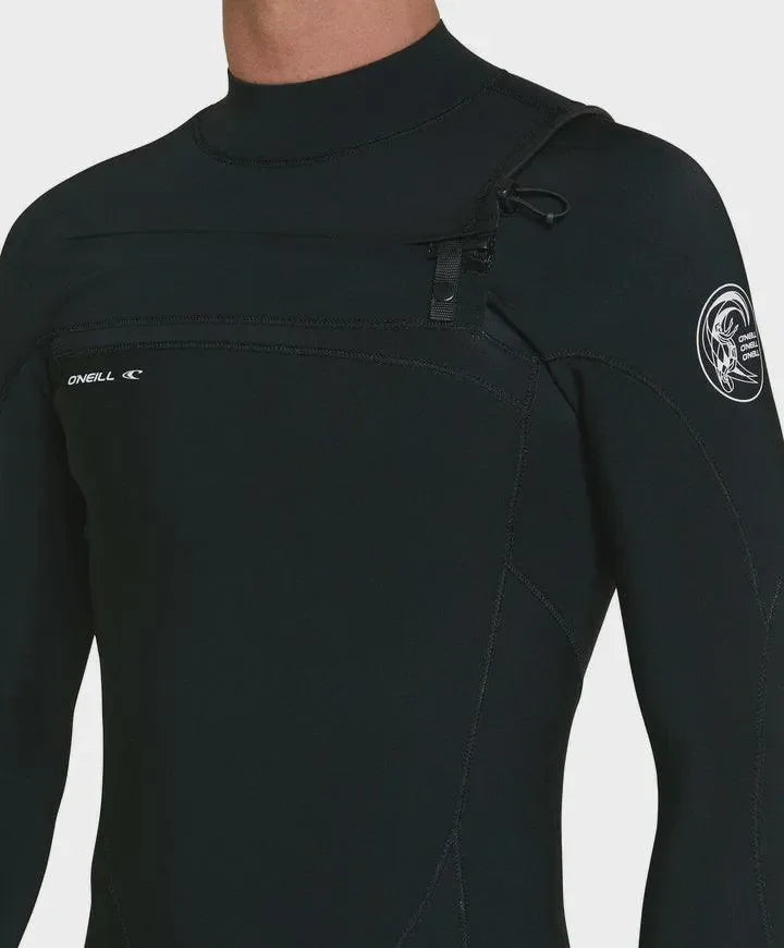 Defender 4/3Mm Steamer Chest Zip Wetsuit - Black