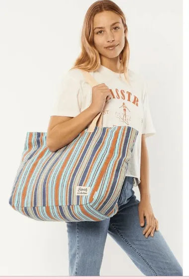 Fab Stripe Tote - Beachin Surf