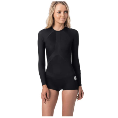 G-Bomb Black Madison Boyleg Springsuit - Beachin Surf