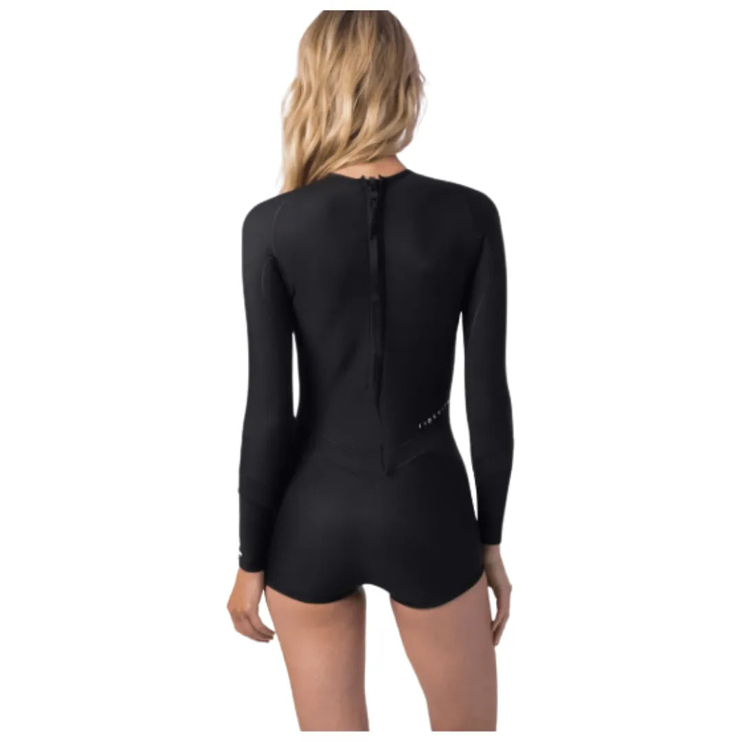 G-Bomb Black Madison Boyleg Springsuit - Beachin Surf