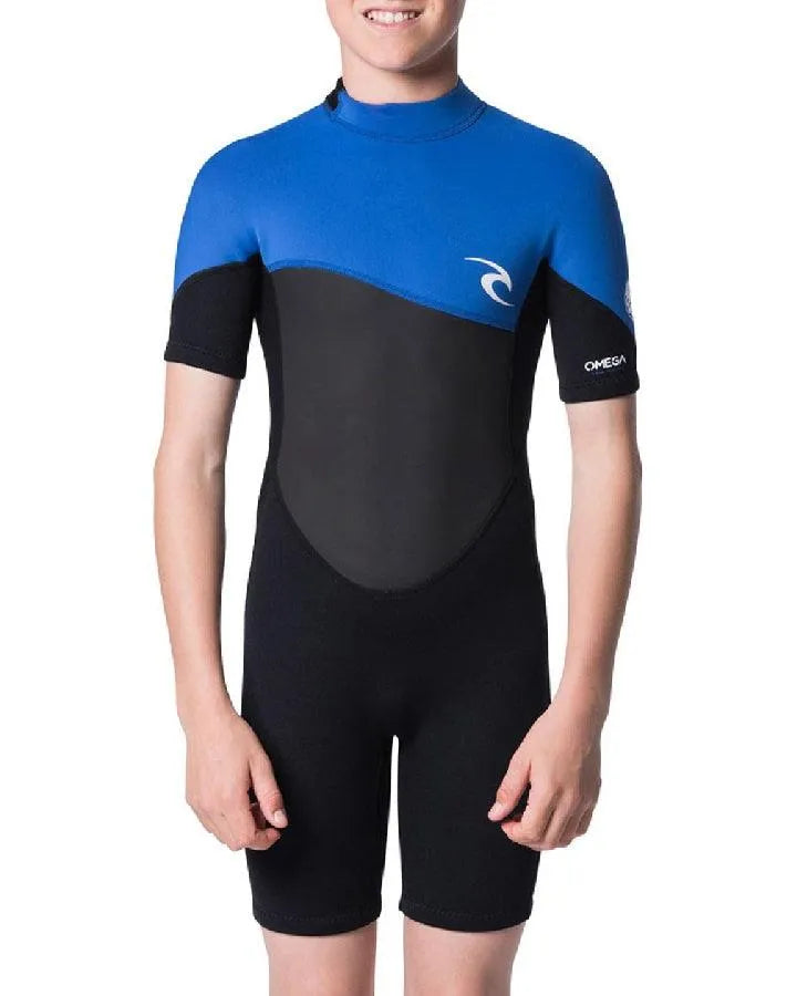 Junior Omega Short Sleeve Springsuit - Beachin Surf