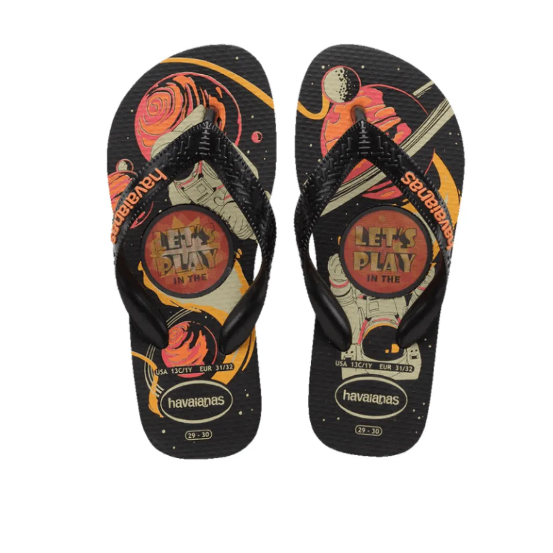 Kids Top Holographic Thongs - Beachin Surf