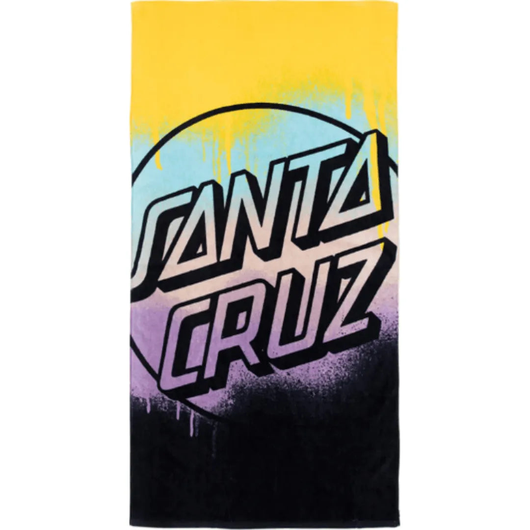 Santa Cruz Opus Dot Drip Beach Towe - Beachin Surf