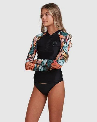 Somedaze Half Zip Sunshirt - Beachin Surf