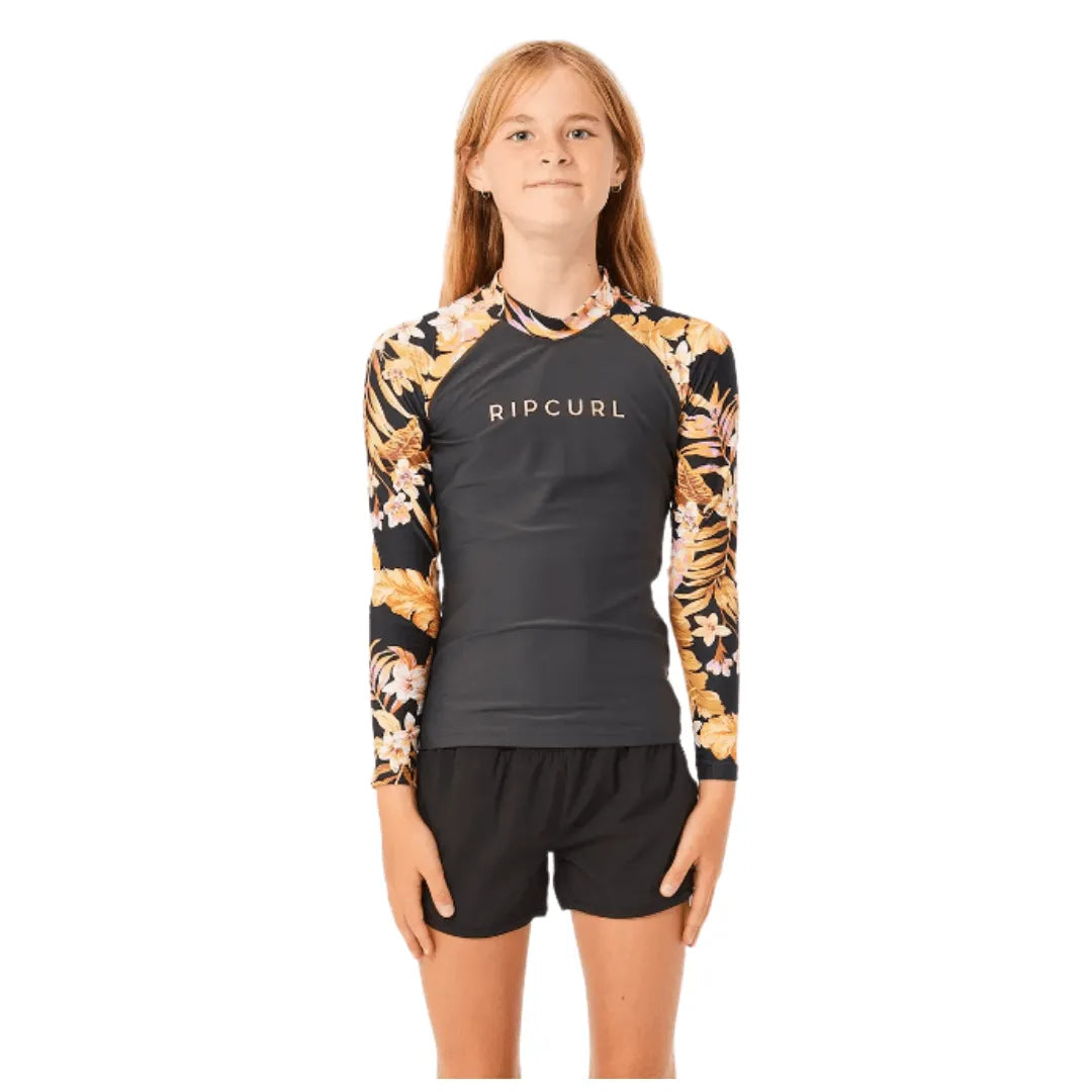 Sunday Swell L/S Rashvest-Girl - Beachin Surf