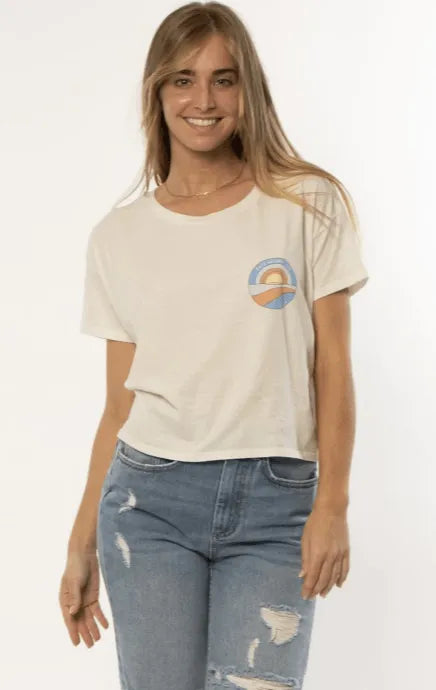 Under The Sun Ss Knit Tee - Beachin Surf