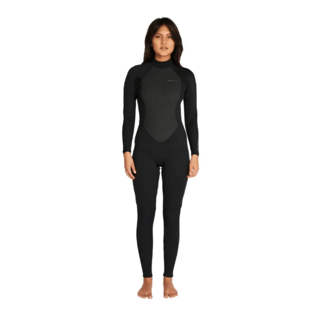Womens Factor Back Zip 3/2Mm Steamer - Beachin Surf