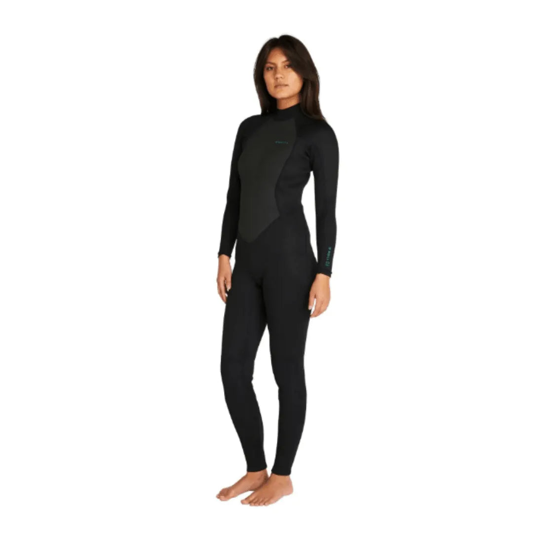 Womens Factor Back Zip 3/2Mm Steamer - Beachin Surf