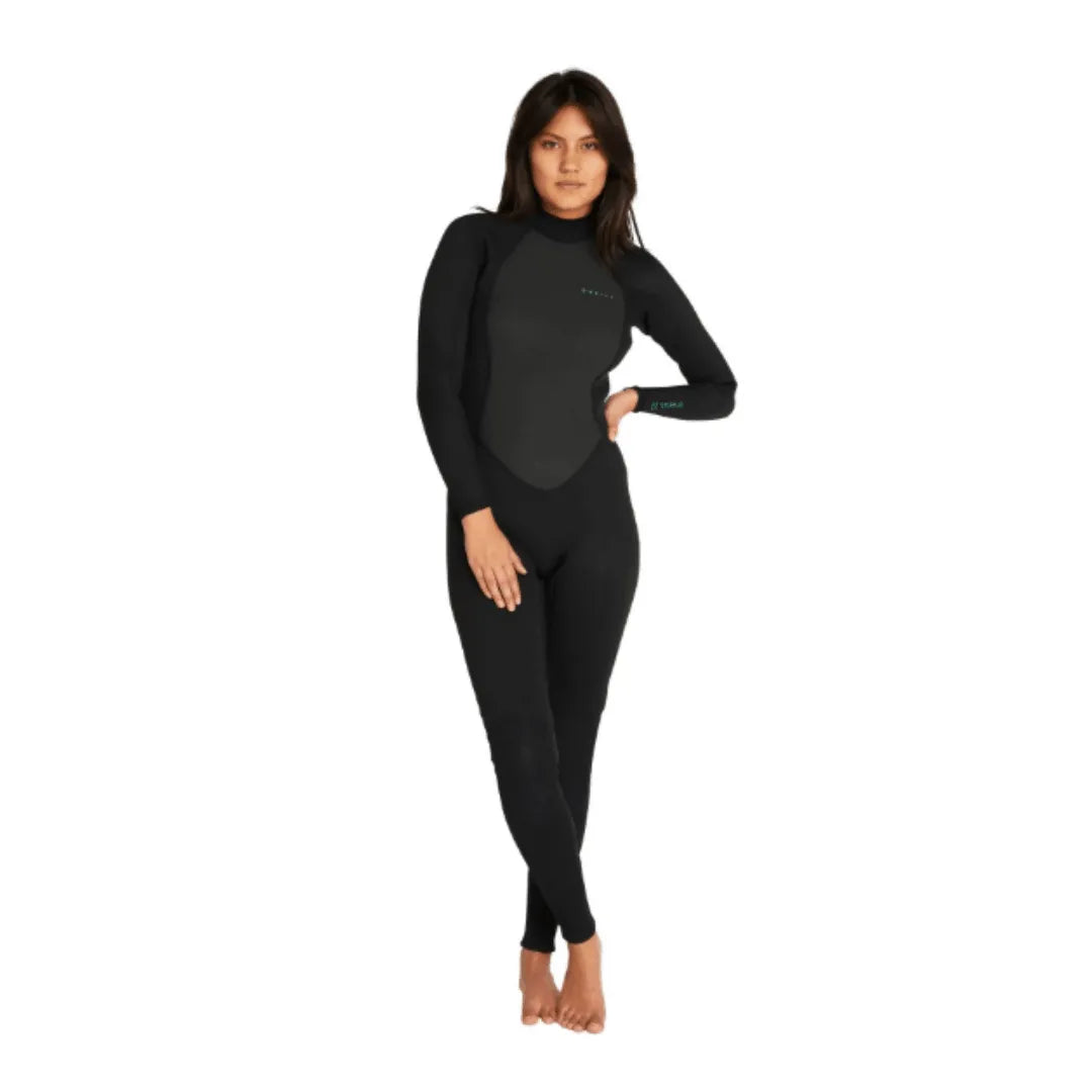 Womens Factor Back Zip 3/2Mm Steamer - Beachin Surf