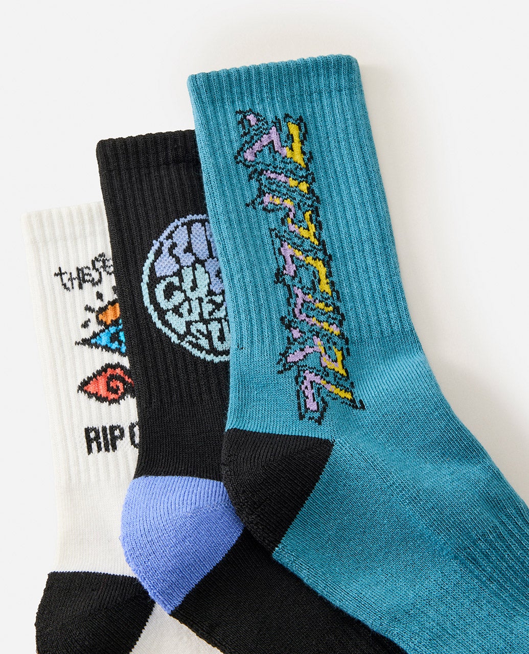 Kids Logo Crew Sock 3-Pack