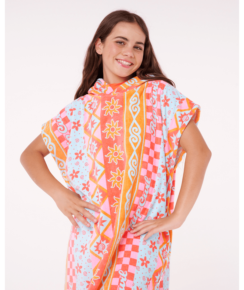 Mixed Cotton Hooded Towel-Girl