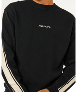 Inner Visions Stripe Knit Crew