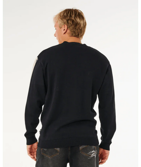 Inner Visions Stripe Knit Crew