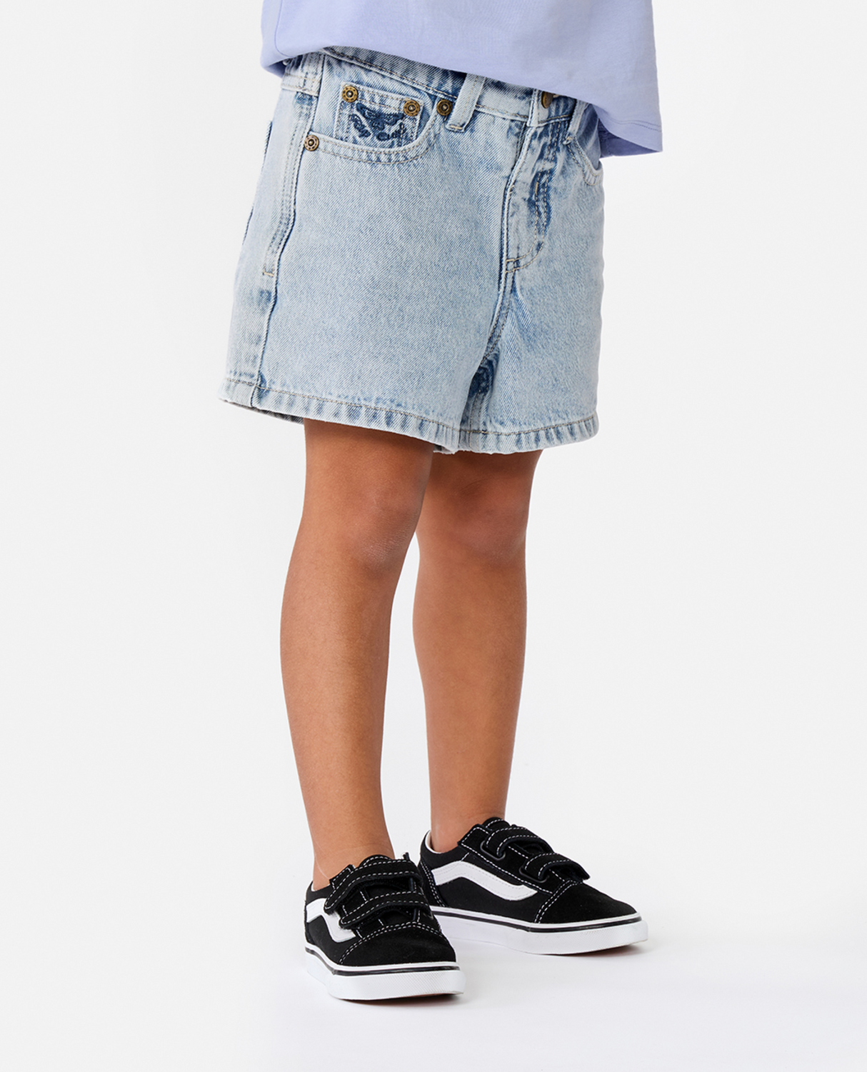 Tabby Denim Short - Toddler Girl