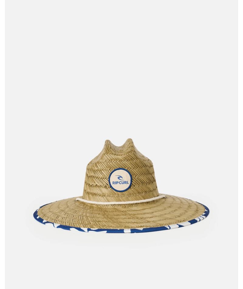Womens Mixed Straw Sun Hat