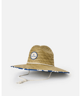 Womens Mixed Straw Sun Hat