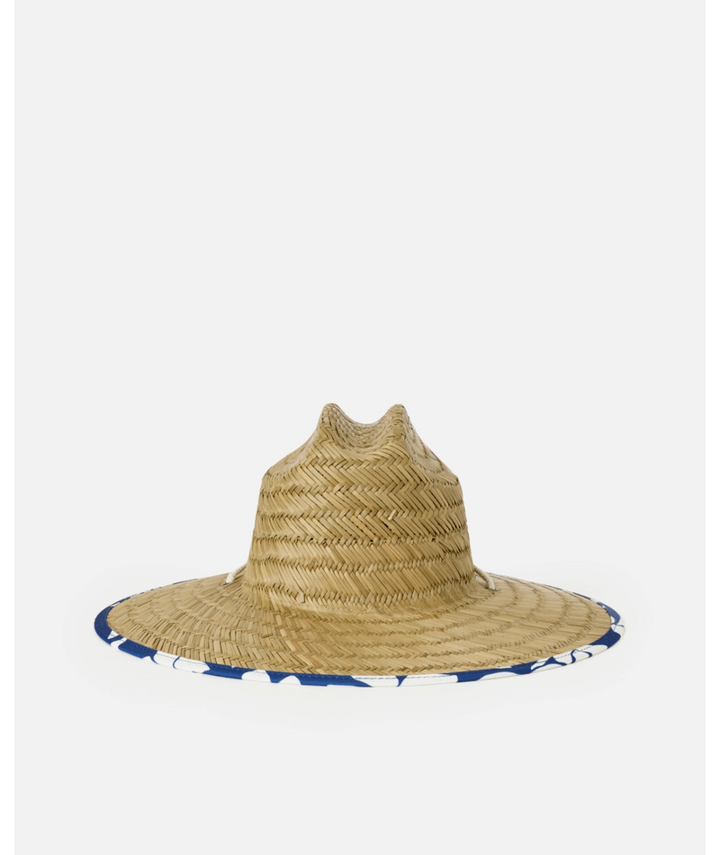 Womens Mixed Straw Sun Hat