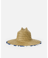 Womens Mixed Straw Sun Hat