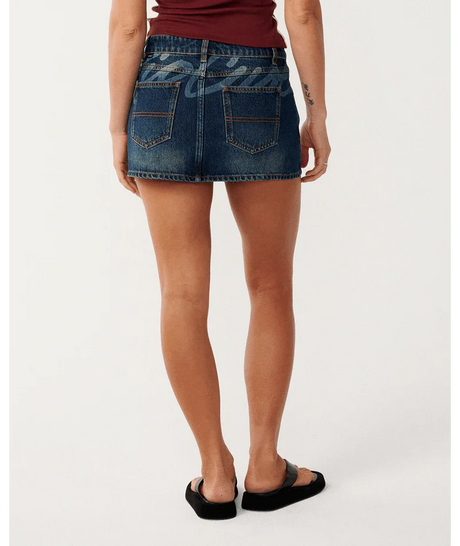 Archive Denim Mini Skirt