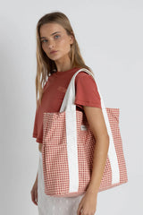 Lola Check Tote Bag