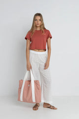 Lola Check Tote Bag