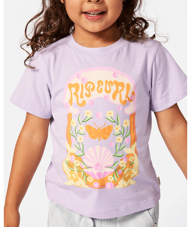 Rainbow Tropics Art Tee-Girl