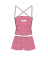 Island Check Tankini Set