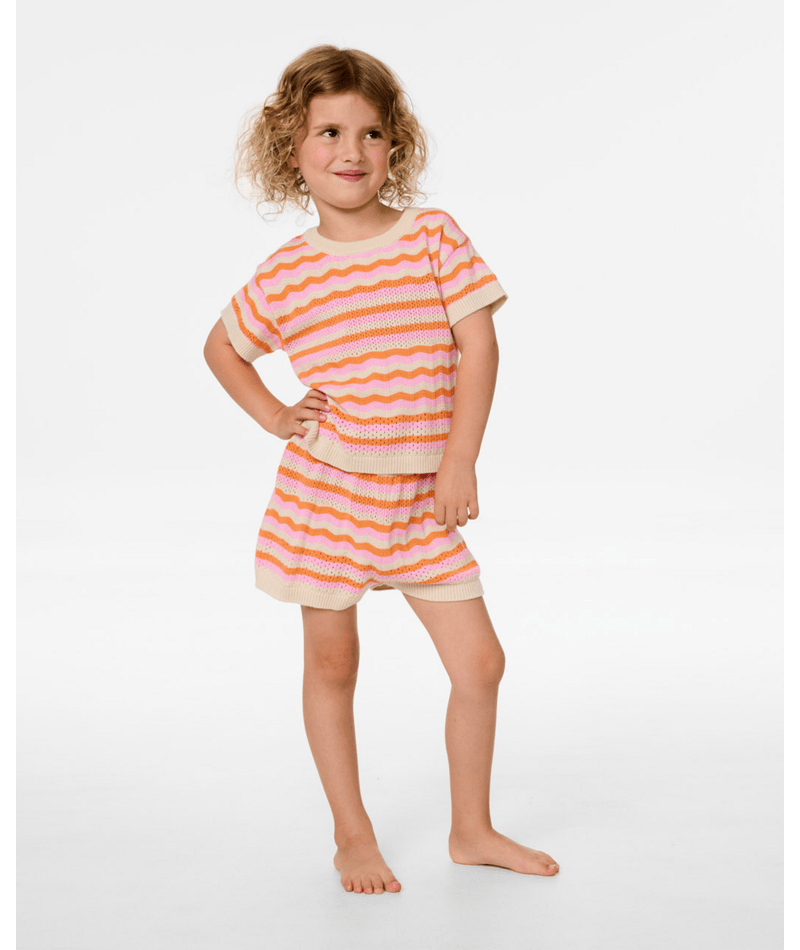 Sunset Stripe Tee -Girl