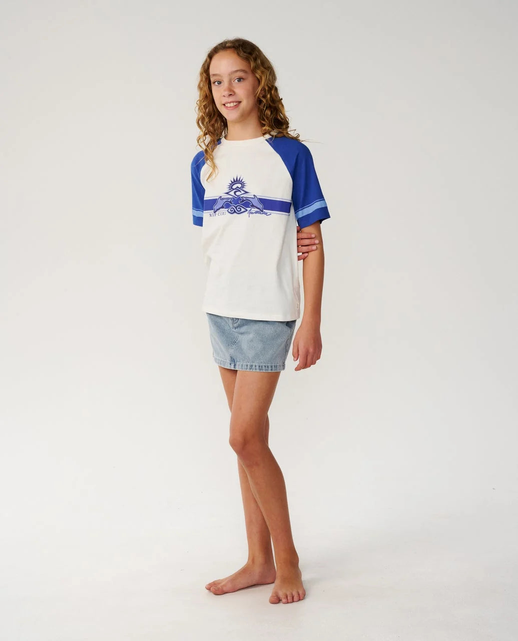 Dolphin Archive Relaxed Tee - Girls