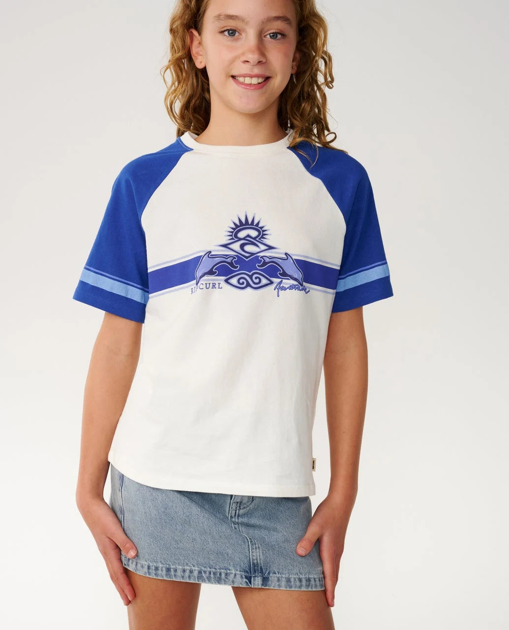 Dolphin Archive Relaxed Tee - Girls