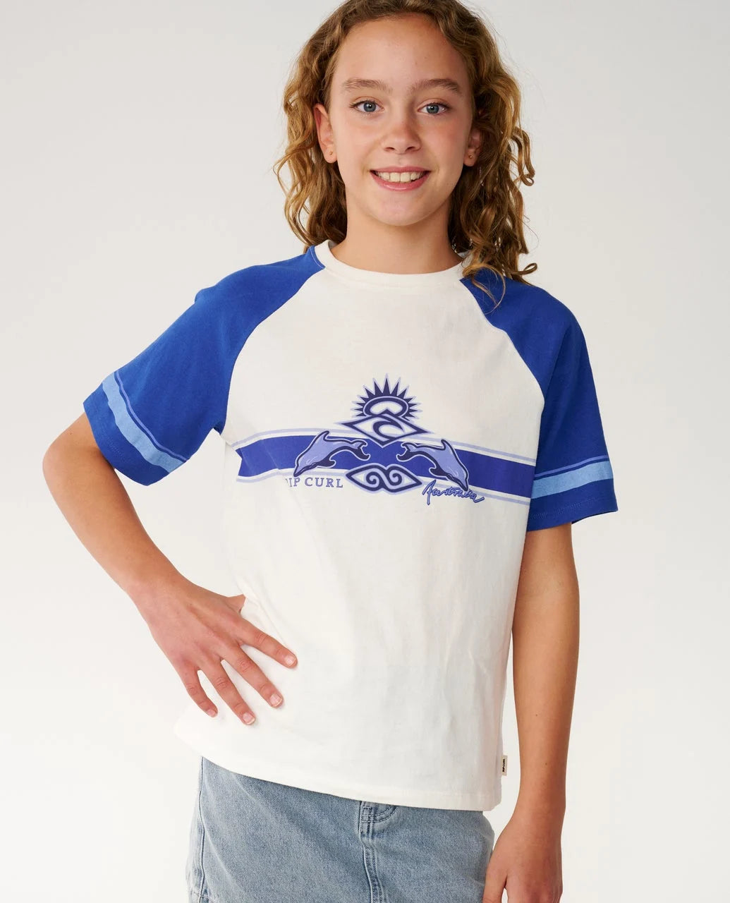 Dolphin Archive Relaxed Tee - Girls