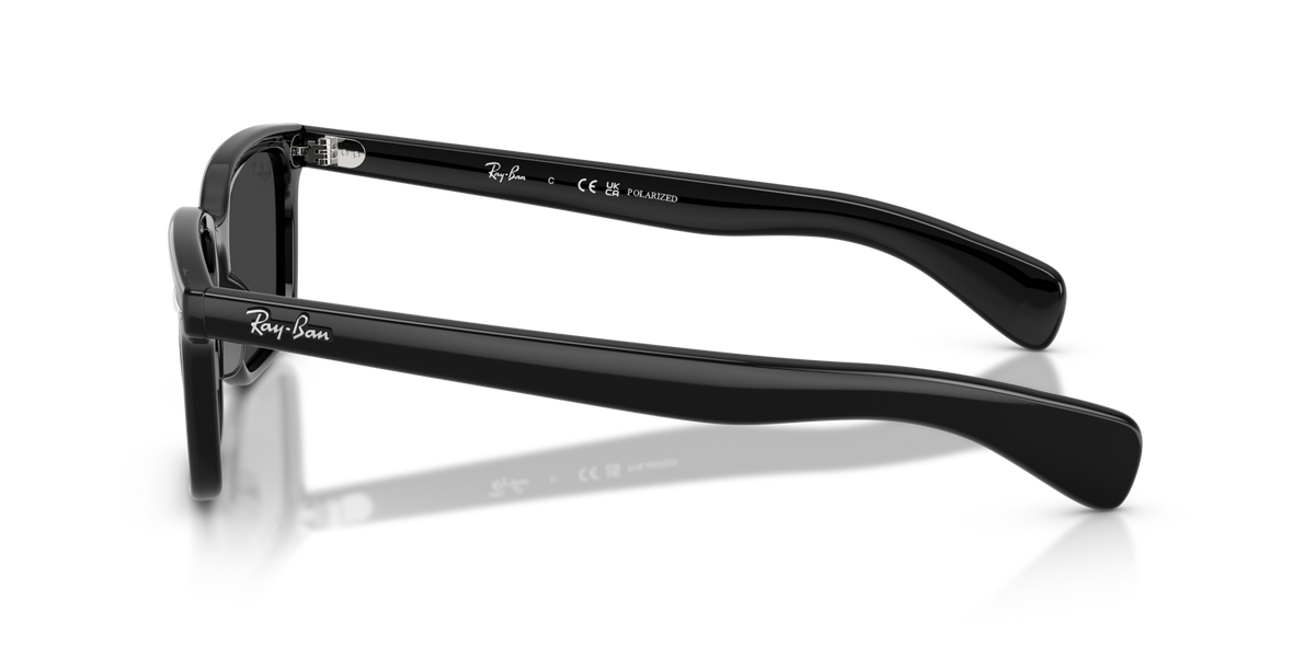 Ray-Ban Brunel Low Bridge Fit - Black W/ Polar Black