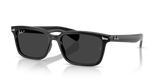 Ray-Ban Brunel Low Bridge Fit - Black W/ Polar Black