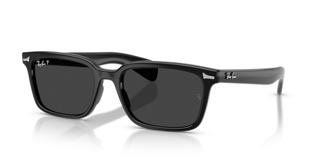 Ray-Ban Brunel Low Bridge Fit - Black W/ Polar Black