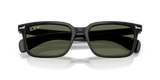 Ray-Ban Brunel Low Bridge Fit - Black W/ Green Polar