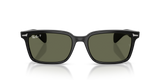 Ray-Ban Brunel Low Bridge Fit - Black W/ Green Polar