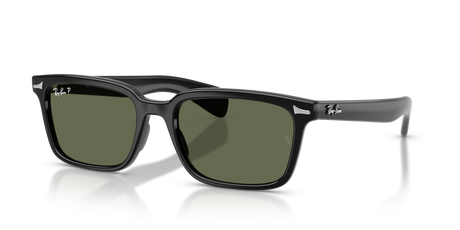 Ray-Ban Brunel Low Bridge Fit - Black W/ Green Polar