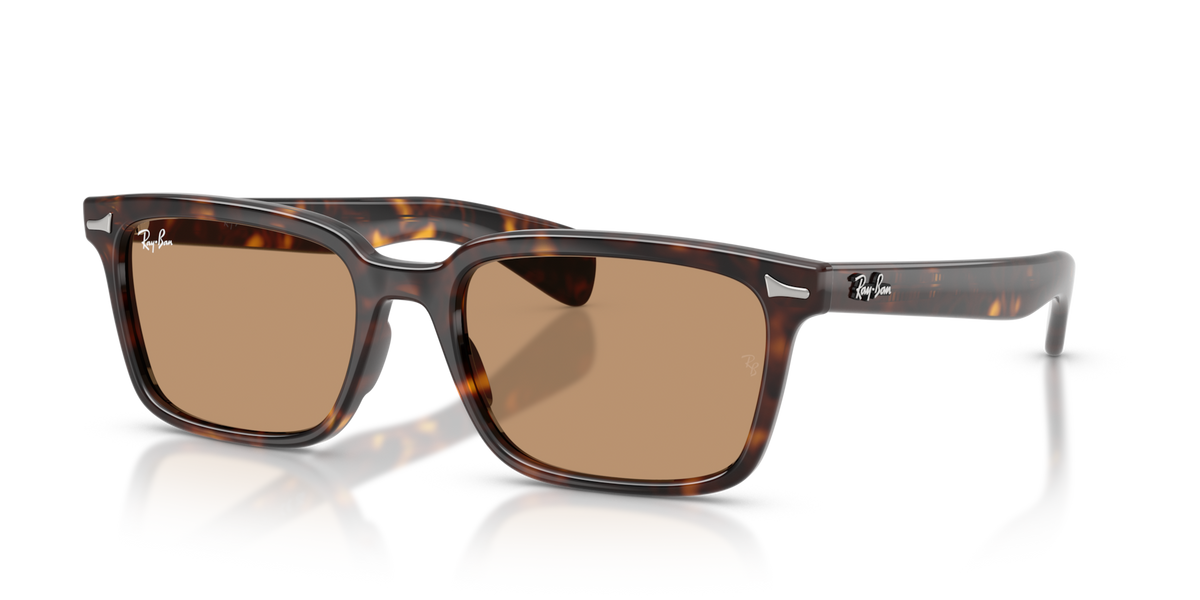 Ray-Ban Brunel Low Bridge Fit - Havana W/ Brown