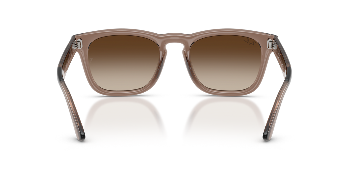 Transparent Light Brown W/ Light Brown Gradient Dark Brown