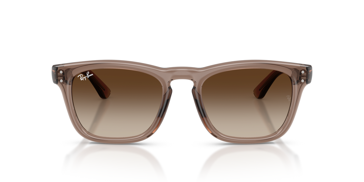 Transparent Light Brown W/ Light Brown Gradient Dark Brown