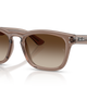 Transparent Light Brown W/ Light Brown Gradient Dark Brown