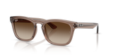Transparent Light Brown W/ Light Brown Gradient Dark Brown