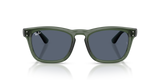 Transparent Green W/ Dark Grey
