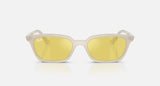 Zaya - Cloudy Warm White/Yellow Mirror Flash Gold