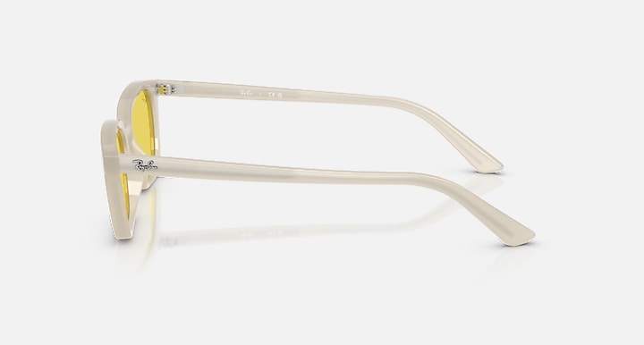 Zaya - Cloudy Warm White/Yellow Mirror Flash Gold