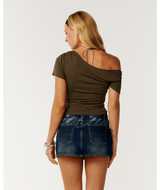 Echo Wave Off Shoulder Tee