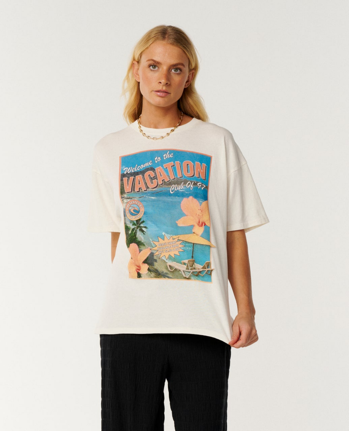 Echo Wave Oversized Tee