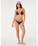 Luxe Surf High Cut Cheeky Coverage Bikini Bottom